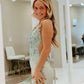 Beaded Lace Applique Mermaid Deep V Neck Spaghetti Strap High Slit Lace-up Back Floor Length Prom Gown