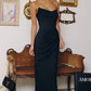 Charming Sheath Sweetheart Strapless Chiffon Floor-Length Ruched Lace-up Evening Dress