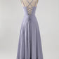 Elegant A-Line Square-Neck Sleeveless Satin Floor-Length Lace-Up Back Ruffle-Hem Bridesmaid Dress