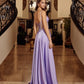 Glamorous ALine Sweetheart Sleeveless Satin Maxi Corset Prom Dress