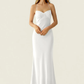 Mermaid Fit Sweetheart Neck Halter Sleeveless Chiffon Floor Length Beaded Lace Up Formal Dress