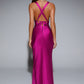 Mermaid Halter Sleeveless Satin Floor-Length Lace-Up Bridesmaid Dress