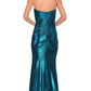 Sleek Mermaid Sweetheart Strapless Glitter Floor-Length Ruched Slit Prom Dress